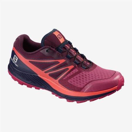 Salomon SENSE ESCAPE 2 W Womens Trail Running Shoes Red UK UYWR